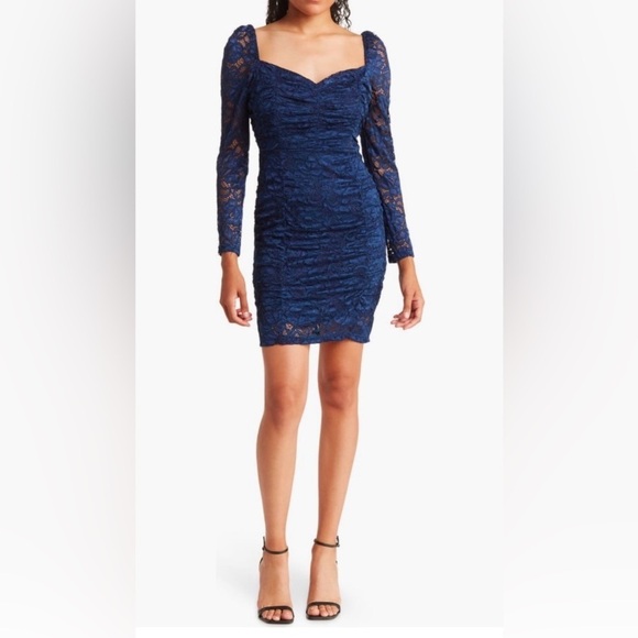 1951- Sam Edelmam Mini Dress Navy Blue Color Size 8 NWT - Picture 1 of 6